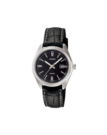 카시오 LTP-1302L-1A 아날로그 여성 가죽 시계 드레스 워치