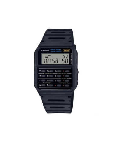 카시오 CA-53W-1Z 데이터뱅크 계산기 디지털 공용 우레탄 시계