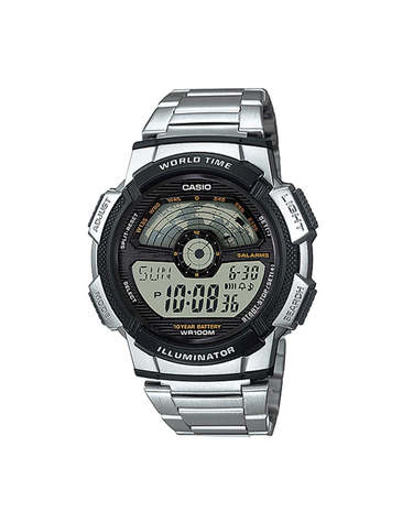 카시오 AE-1100WD-1A 정품 남성 메탈 스포츠 전자 시계
