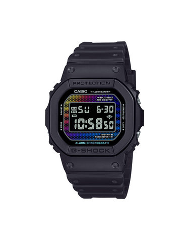 지샥 DW-5600RW-1 5600 시리즈 남성 스포츠 우레탄 전자 시계
