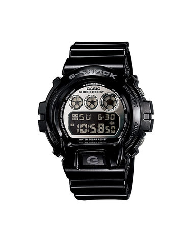 지샥 DW-6900NB-1 메탈릭 컬러 남성 스포츠 우레탄 전자 시계