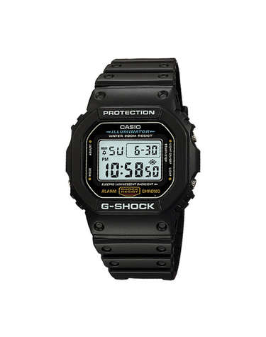 지샥 DW-5600E-1 남성 스퀘어 우레탄 전자 시계