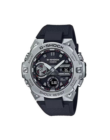 지샥 GST-B400-1A G-STEEL 터프솔라 블루투스 남성 아날로그 전자시계