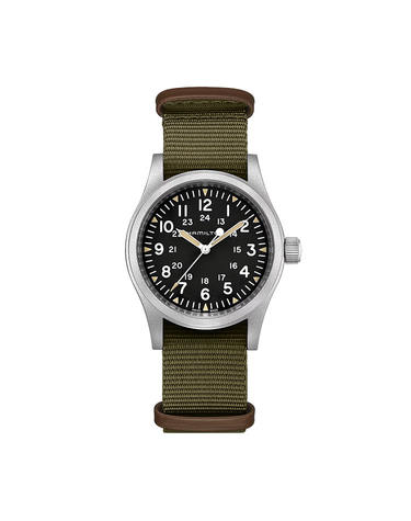 해밀턴 H69439931 카키 필드 매커니컬 38mm 남성 시계