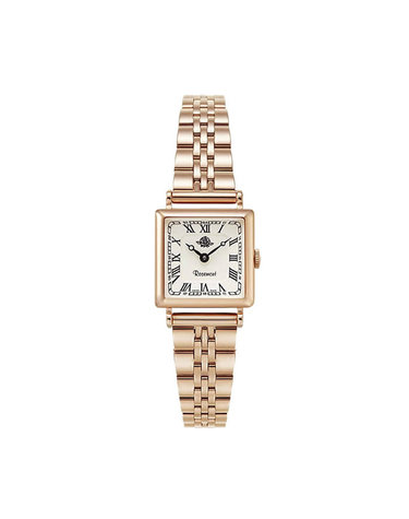 로즈몽 NS-011RVR-MT6 노스탤지아 스퀘어 여성 메탈 손목 시계