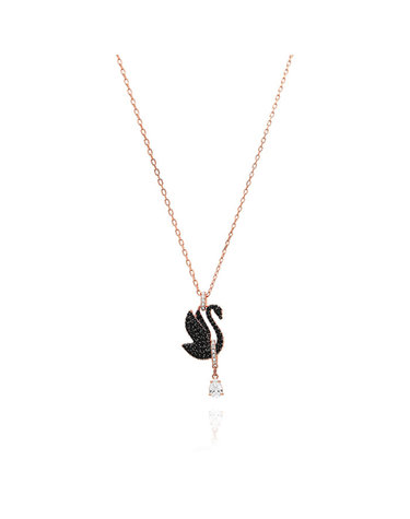 스와로브스키 5678045 Swan 스완 블랙 목걸이