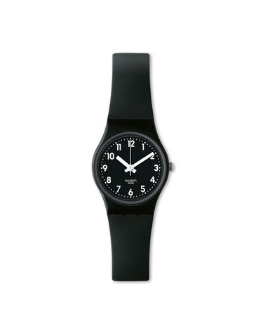 스와치 LB170E NEW CORE LADY BLACK SINGLE 여성 우레탄시계