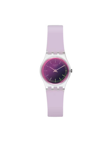 스와치 LK390 ULTRAVIOLET 여성 우레탄시계