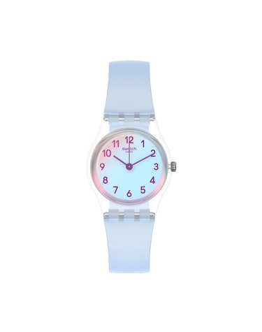 스와치 LK396 Essentials CASUAL BLUE 여성 우레탄시계