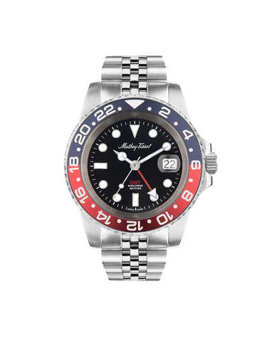 메티티솟 H903AR 빈티지 GMT 펩시 남성 메탈 시계