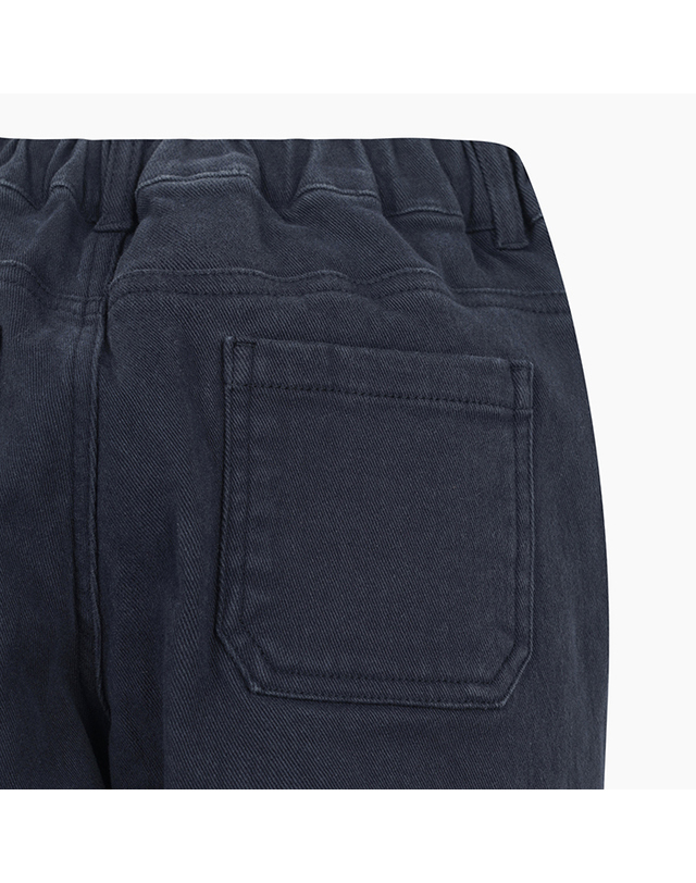 베네통키즈 [Online Exclusive] 우븐 기모 팬츠_QAPT03561NY 착용컷
