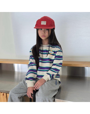 [Online Exclusive] 스트라이프 티셔츠_QATS03641IV