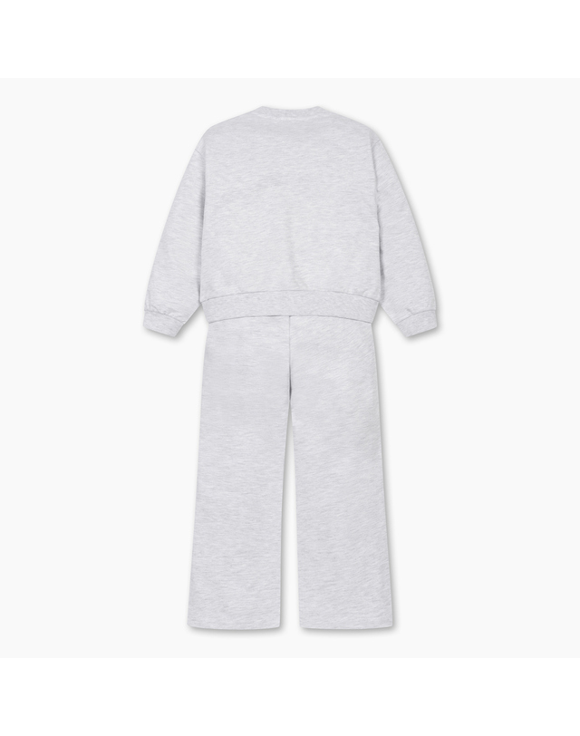 베네통키즈 [Online Exclusive][2PCS] 여아 부츠컷 셋업_QASE04611MG 착용컷