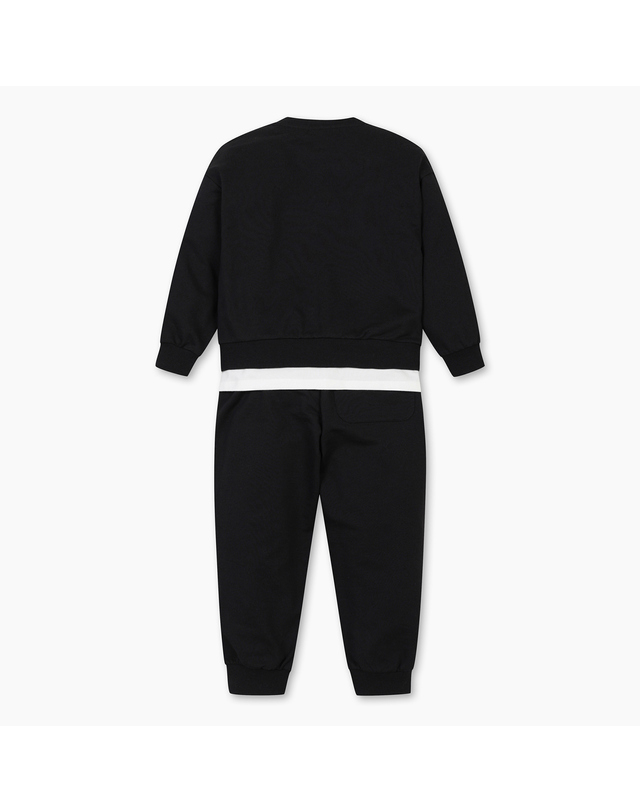 베네통키즈 [Online Exclusive][3PCS] 그래픽 셋업_QASE02611BK 착용컷