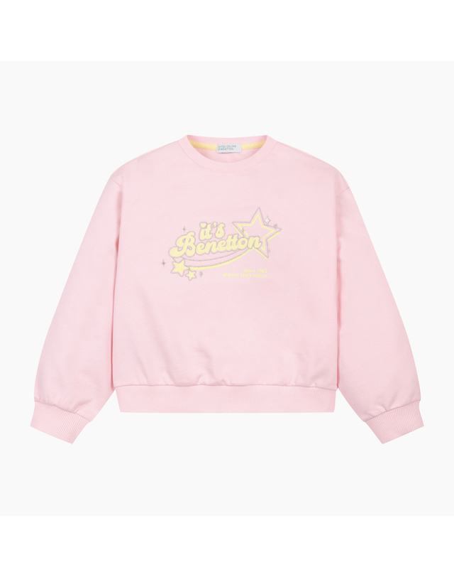 베네통키즈 [Online Exclusive][2PCS] 여아 부츠컷 셋업_QASE04611PK 착용컷