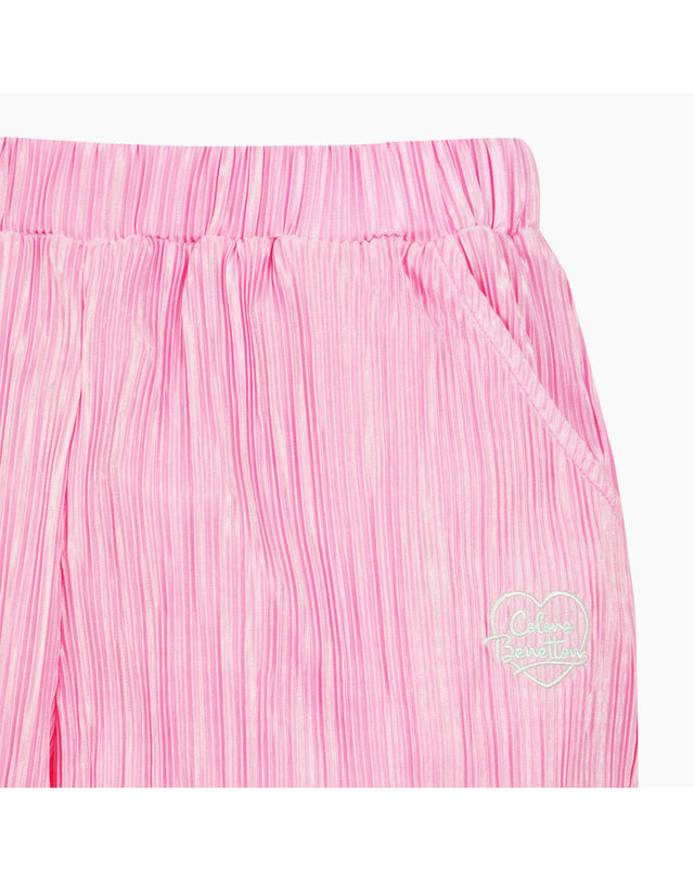 베네통키즈 [Online Exclusive] 8부 보드레 팬츠_QAPT07631PK 착용컷