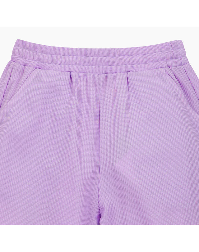베네통키즈 [Online Exclusive] 와플 5부 팬츠_QATP09631LV 착용컷