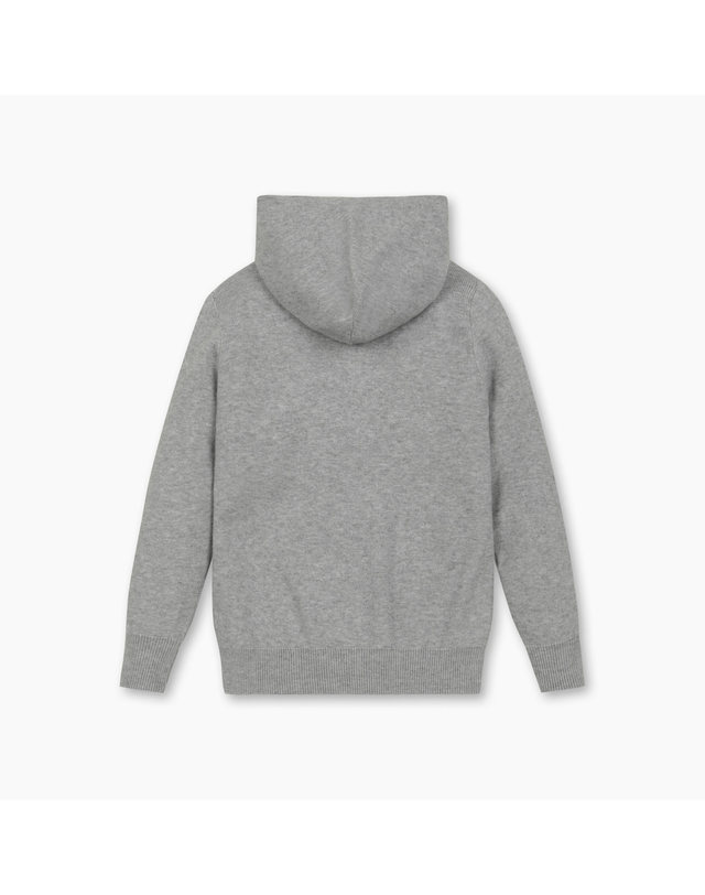 베네통키즈 [Online Exclusive] 소프트 니트 후디_QAKP06611MG 착용컷