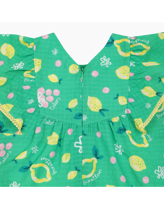 베네통키즈 [Online Exclusive] 썸머 바캉스 원피스_QAOP15631GN 착용컷