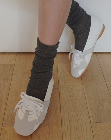 레이스업 플랫 HA2636