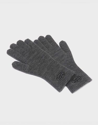 KNIT LOGO 장갑 CHARCOAL