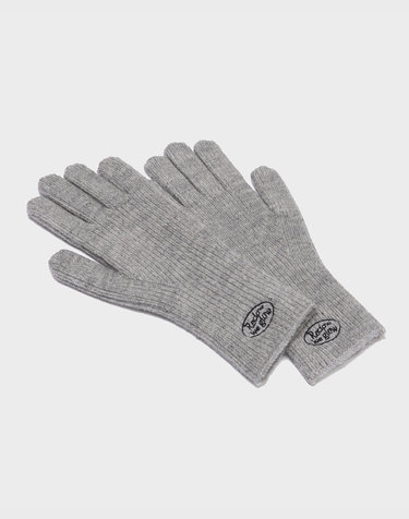 KNIT LOGO 장갑 GRAY