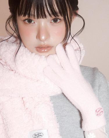 FLUFFY LOGO 장갑 10COLOR