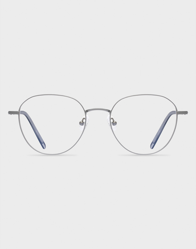 리끌로우 ST E003 안경 SILVER 착용컷