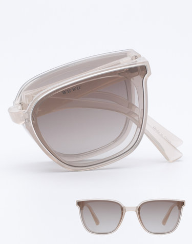 WIRWIR 폴더 선글라스 BEIGE