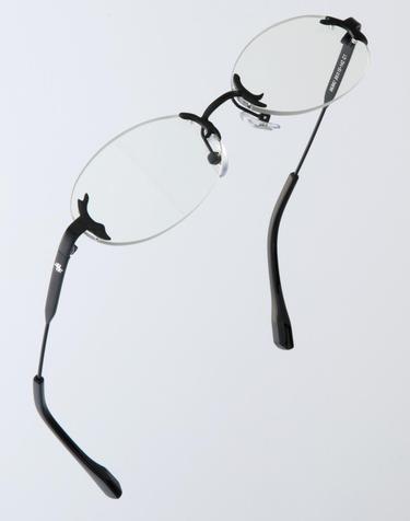 MUMU 무테 안경 BLACK