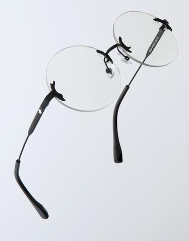 LOLO 무테 안경 BLACK