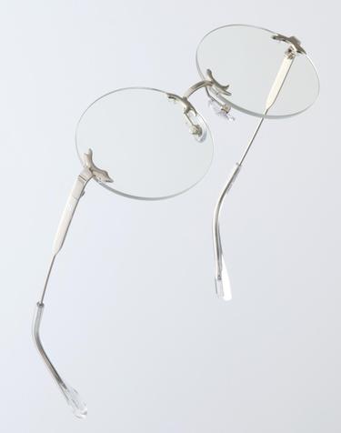 LOLO 무테 안경 SILVER