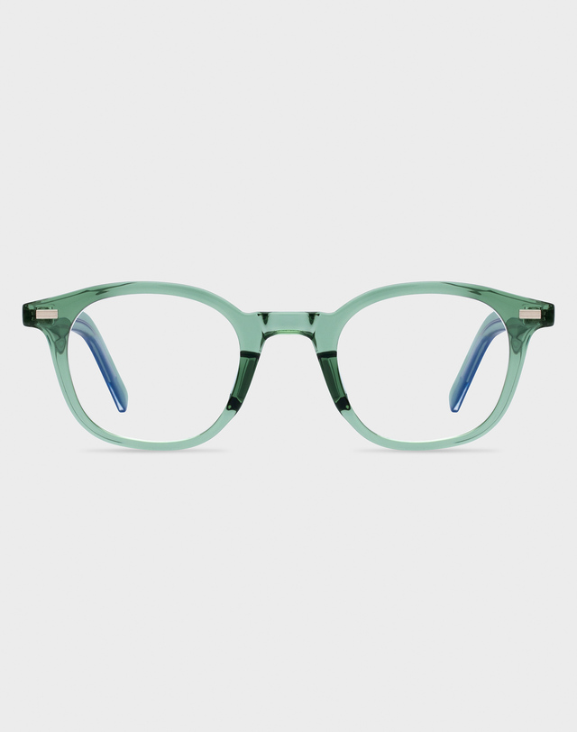 리끌로우 B019 ORIGINAL 안경 CRYSTAL GREEN 착용컷
