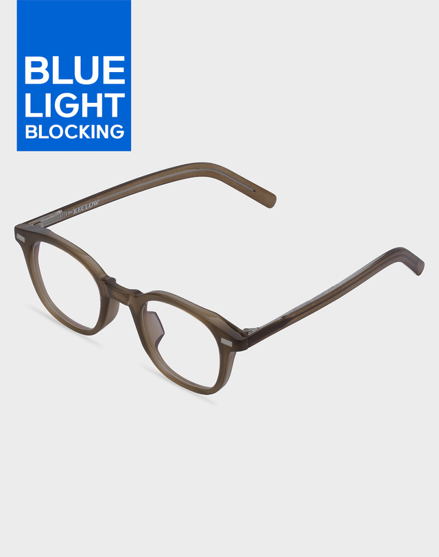 리끌로우 B019 ORIGINAL 블루라이트 안경 KHAKI 착용컷