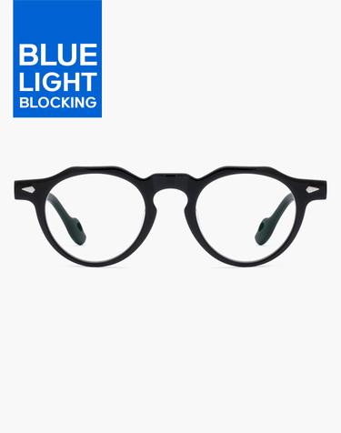아세테이트 NIA 블루라이트 안경 BLACK