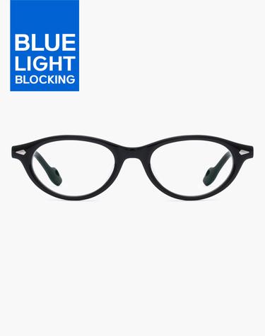 아세테이트 PIA 블루라이트 안경 BLACK