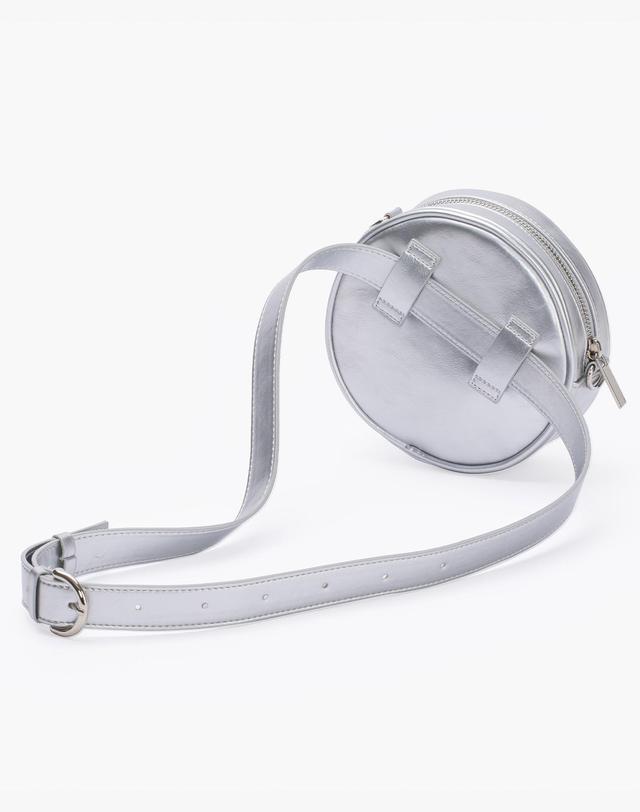 리끌로우 탬버린 투웨이 벨트백 SILVER 착용컷