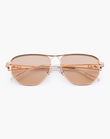 스테인리스 VEIL 선글라스 ROSE BROWN