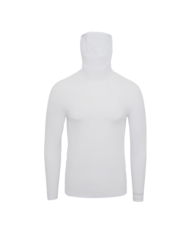 커터앤벅 커터앤벅 남성 UV차단 마스크 일체형 골프 냉감티셔츠/기능성이너웨어 - CBM5MIW292 착용컷