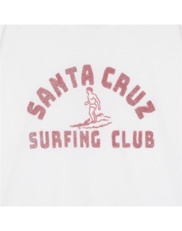 와일드 동키 와일드동키 남여공용 SANTA CRUZ 티셔츠 화이트 SS25UTS0113117 흰색 착용컷