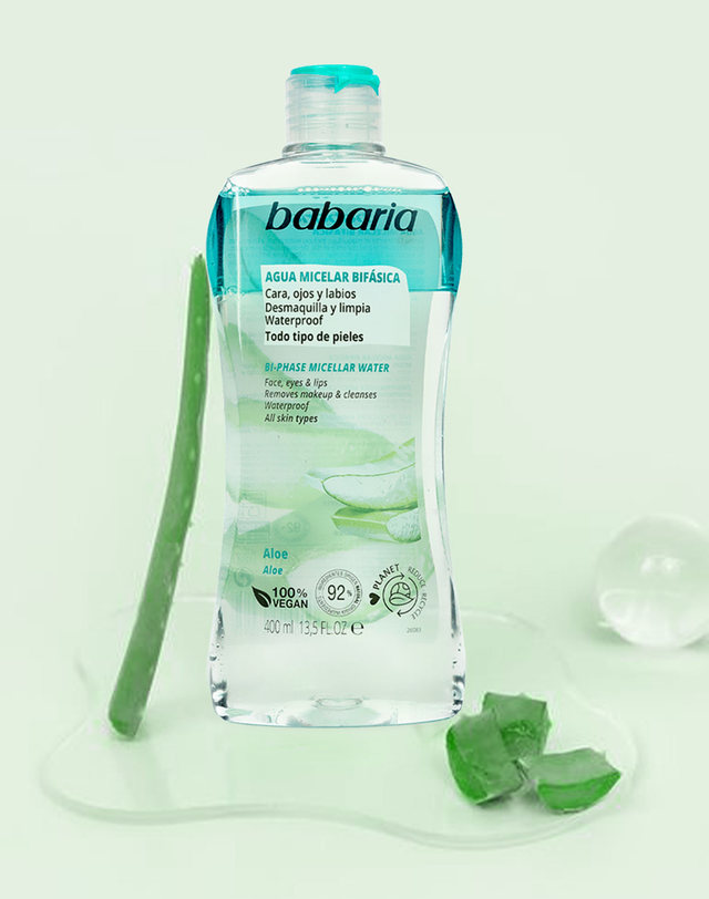 바바리아 클렌징 미셀라 워터 400ml 2종 세트 착용컷