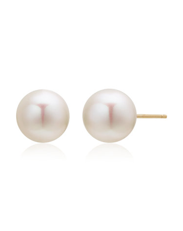 14K 베이직 진주 귀걸이_8mm J22032E