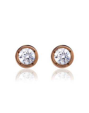 14k 원 포인트 다이아 귀걸이 J23038E_DIA