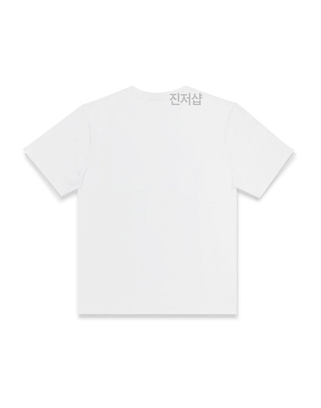 메종 키츠네 메종키츠네 스피디폭스 컴포트 반팔 화이트 MM00125KJ0008 P100 착용컷