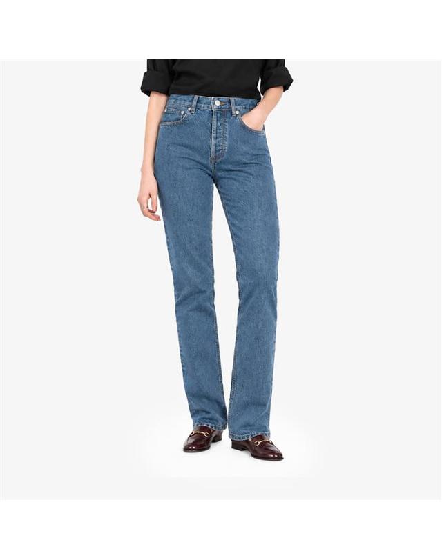 아페쎄 아페쎄 A.P.C. 쁘띠 뉴 스탠다드 여성 데님 COEVP M09047 IAL 착용컷