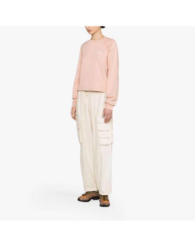 아페쎄 아페쎄 A.P.C. OONA 우나 로고 여성 스웨트셔츠 COGVG F27854 FAA 착용컷