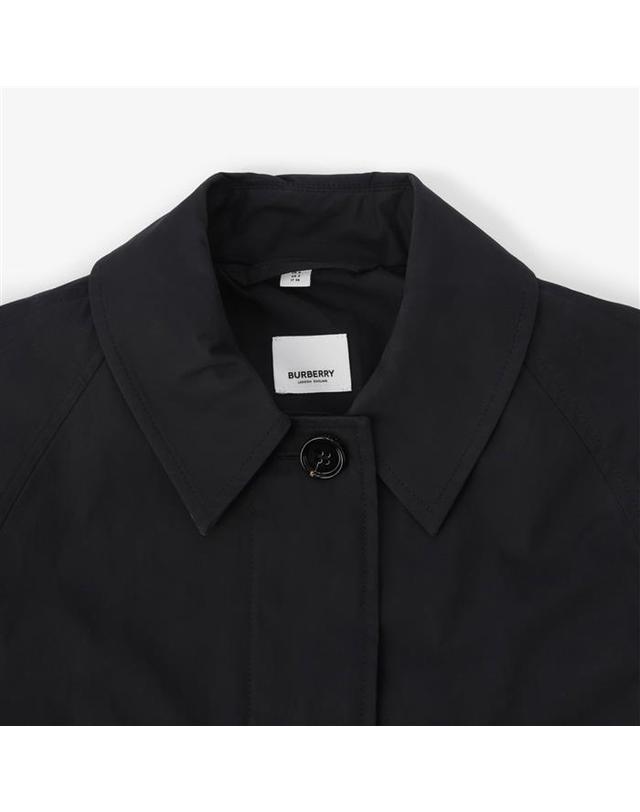 버버리 버버리 CLAREBURY 체크 개버딘 여성 트렌치 코트 80922561 착용컷