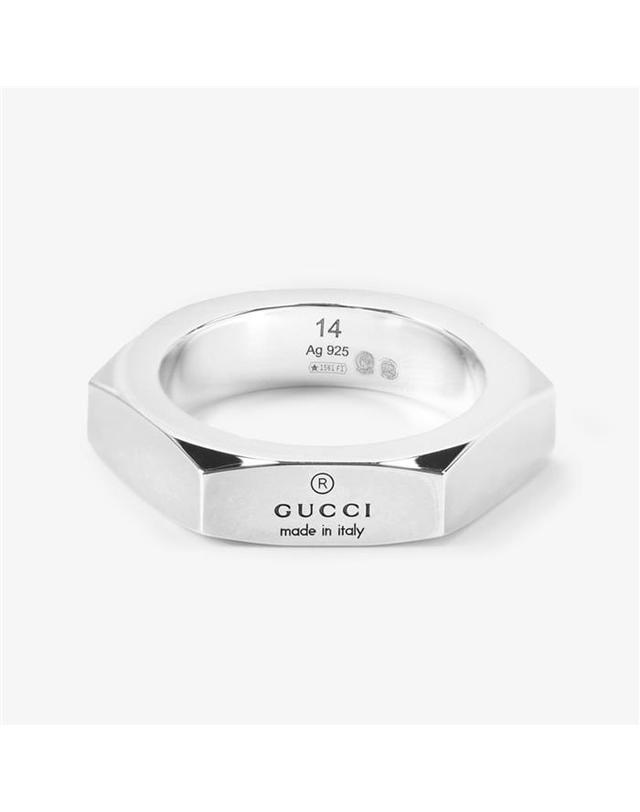 구찌 구찌 트레이드마크 헥사곤 5mm 실버 반지 구성품제외 782839 J8400 8106 착용컷