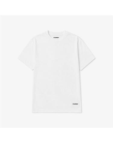 질샌더 로고패치 남성 반팔 티셔츠 J47GC0001 J45048 100