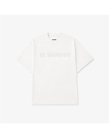 질샌더 로고 여성 반팔 티셔츠 J03GC0137 J20243 102